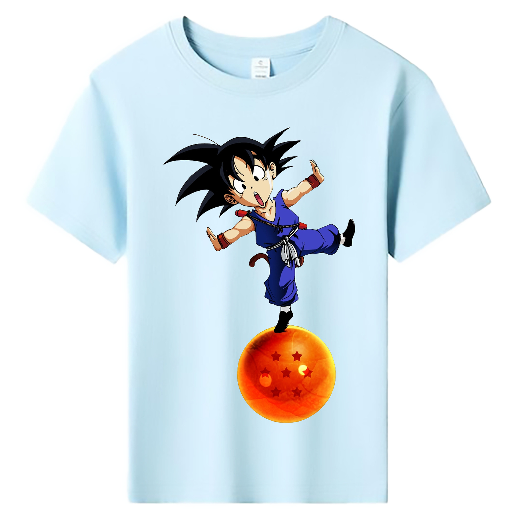 （画像用） ドラゴンボール 孫悟空（そん ごくう）Son Goku カカロット DRAGON BALL Kakarotto 綿100％キッズTシャツ（フロントプリント）